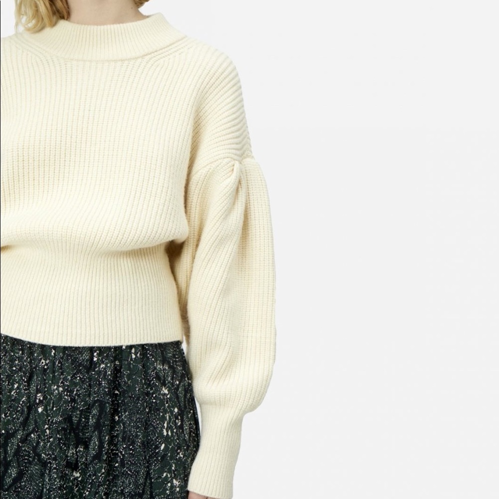 JUST FEMALE SOPHIE SWEATER - ANTIQUE WHITE